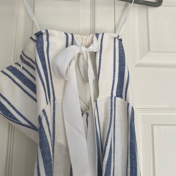 Club Monaco wide leg strapless jumpsuit - Picture 6 of 8